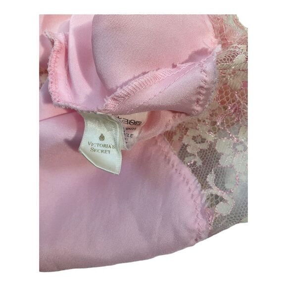 Victoria Secret Women’s Vintage Pink &Lace Lingerie Satin Womens Size Small - Picture 8 of 15